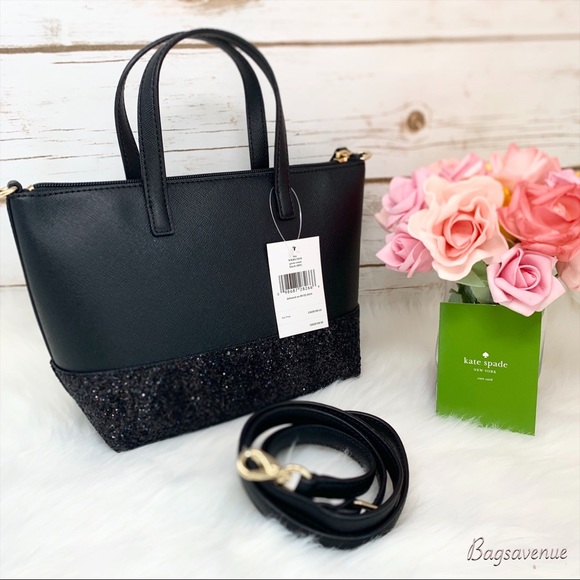 Kate Spade Greta Court Ina Black Bag WKRU5610 $169 - Picture 3 of 6